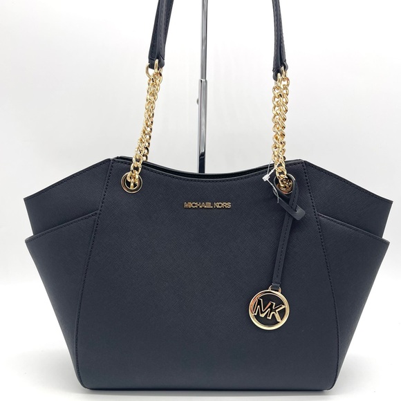 Michael Kors Black Tote Bag - Picture 1 of 8